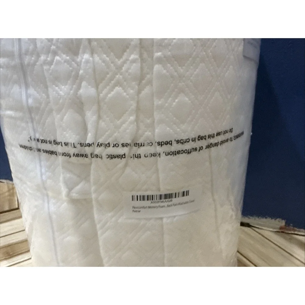 NEW SEALED Flexicomfort 3PC Memory Foam Bed Wedge Pillow Set Adjustable